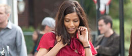Freida Pinto: Muse In The Red Dress