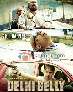 Delhi Belly Review (Delhi Belly Movie Poster)