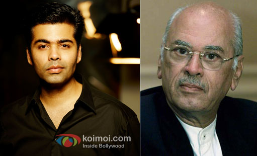 Karan Johar and Yash Johar