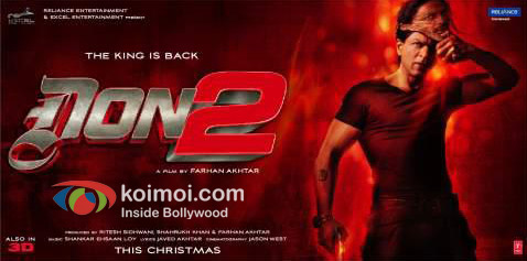 Shah Rukh Khan Don 2 Poster