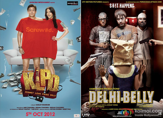 Kismet (Kismat) Love Paisa Dilli and Delhi Belly Movie Posters