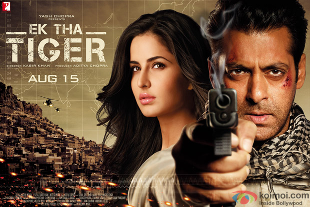 Salman Khan and Katrina Kaif starrer Ek Tha Tiger Movie Poster