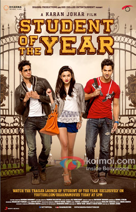Student Of The Year Movie Poster