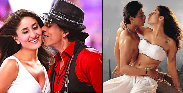 Shah Rukh Khan And Kareena Kapoor in a still from Ra.One & Asoka Movie