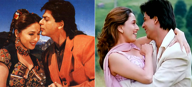 Shah Rukh Khan And Madhuri Dixit in a still from Koyla & Dil To Pagal Hai Movie