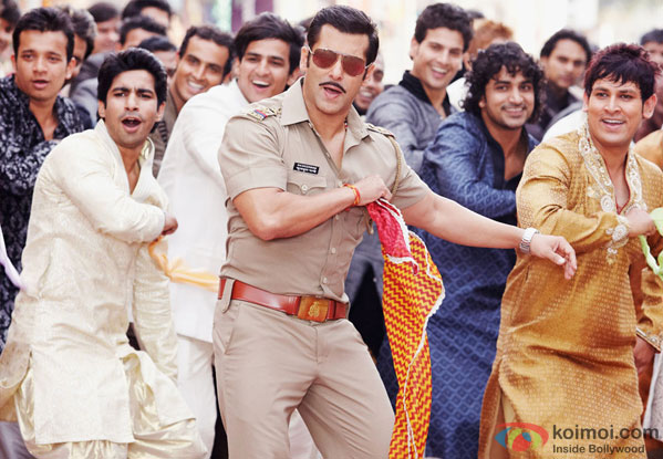 Salman Khan in a still from Dabangg 2 Movie