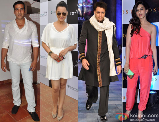 Akshay Kumar, Sonakshi Sinha, Imran Khan and Sonali Bendre for Once Upon a Time In Mumbaai Again Movie