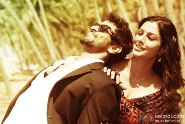 Vikram and Tabu in a still from David Movie
