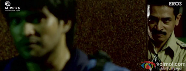 Sanjeev Jaiswal and Atul Kilkarni in a still from The Attacks Of 26/11 Movie