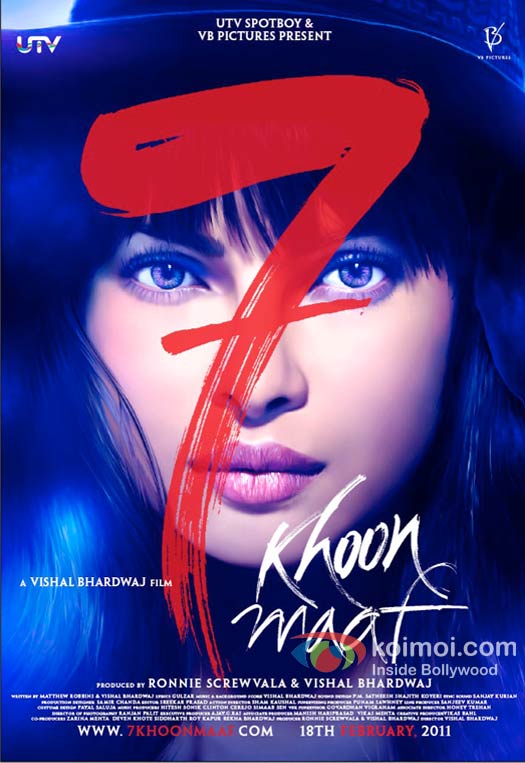 7 Khoon Maaf Movie Poster