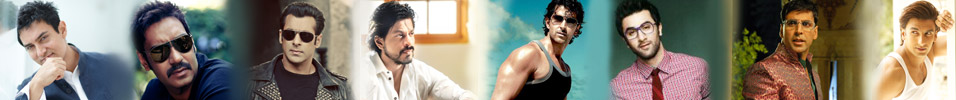 Aamir Khan, Ajay Devgn, Salman Khan, Shah Rukh Khan, Hrithik Roshan, Ranbir Kapoor, Akshay Kumar and Ranveer Singh