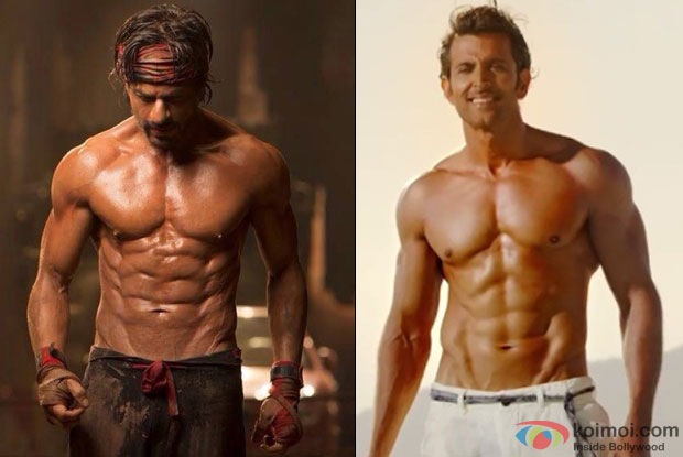 Shah Rukh Khan and Hrithik Roshan