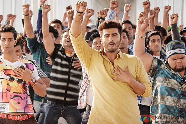 Arjun Kapoor in a still from movie 'Tevar'