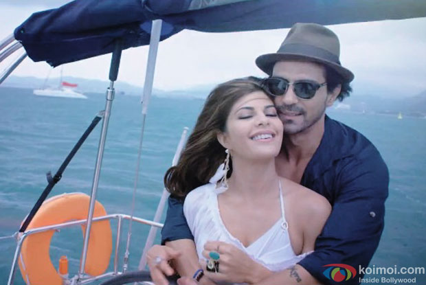 Jacqueline Fernandez and Arjun Rampal in a still from movie 'Roy'