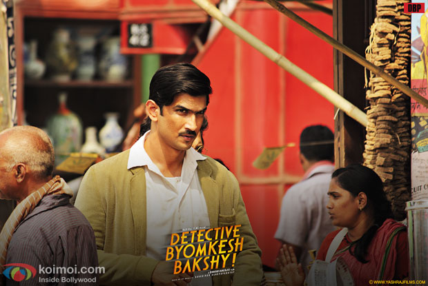 Sushant Singh Rajput in a still from movie 'Detective Byomkesh Bakshy'