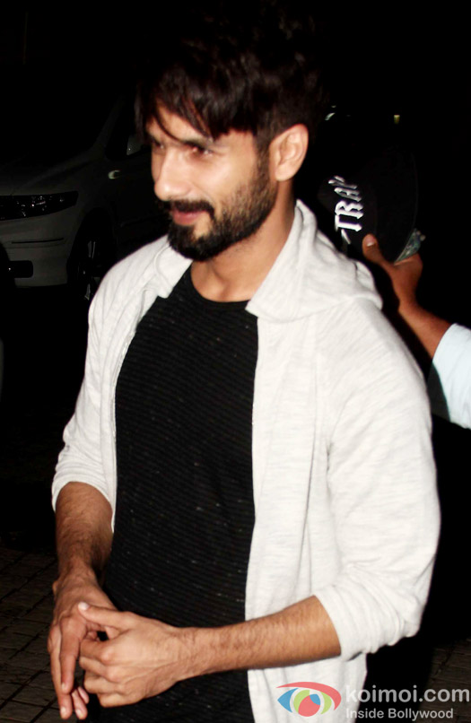 Shahid Kapoor snapped at pvr juhu