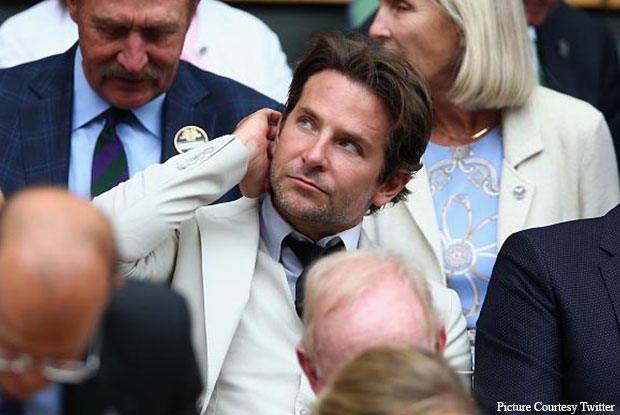 Bradley Cooper Snapped At Wimbledon