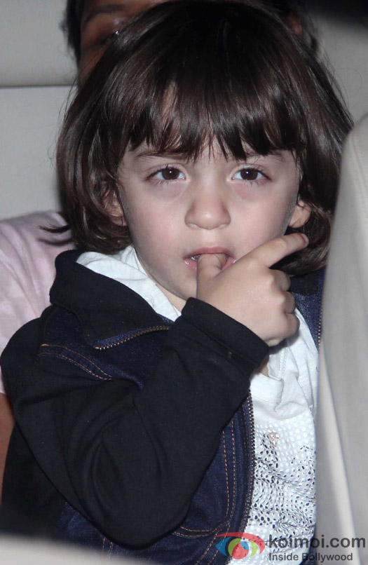 AbRam Khan spotted at airport
