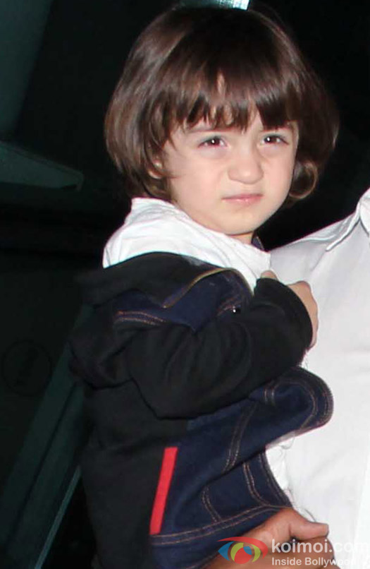 AbRam Khan spotted at airport