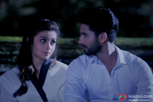 Alia Bhatt and Shahid Kapoor in a still from 'Shaandaar'