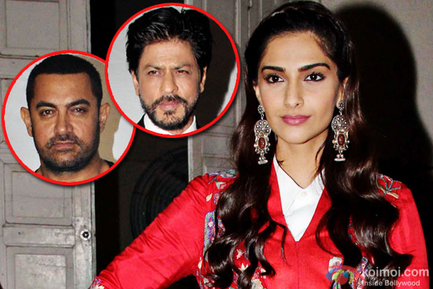 Shah Rukh Khan, Aamir Khan will be afraid to speak on issues due to negative reactions: Sonam Kapoor