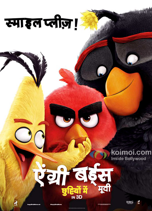 Hindi poster of The Angry Birds