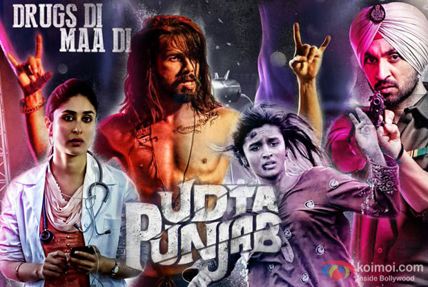 Kareena Kapoor Khan, Shahid Kapoor, Alia Bhatt & Diljit Dosanjh in a Udta Punjab 