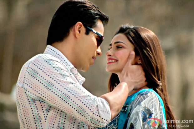 Emraan Hashmi and Prachi Desai in a still from Azhar