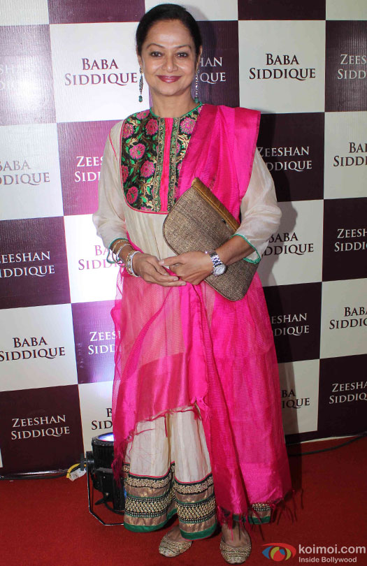 Zarina Wahab during the Baba Siddique's Iftar Party