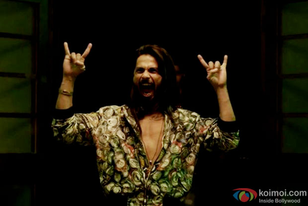 Shahid Kapoor in a still from Udta Punjab