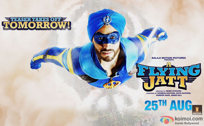 Tiger Shroff starrer A Flying Jatt motion poster 