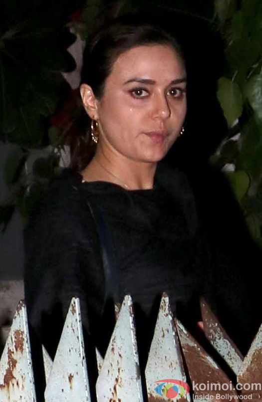 Preity Zinta spotted at bandra