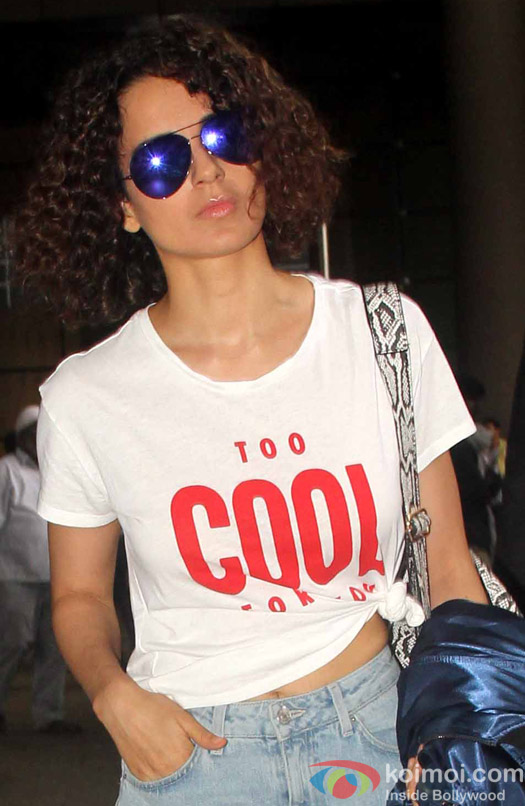 Kangana Ranaut spotted at airport