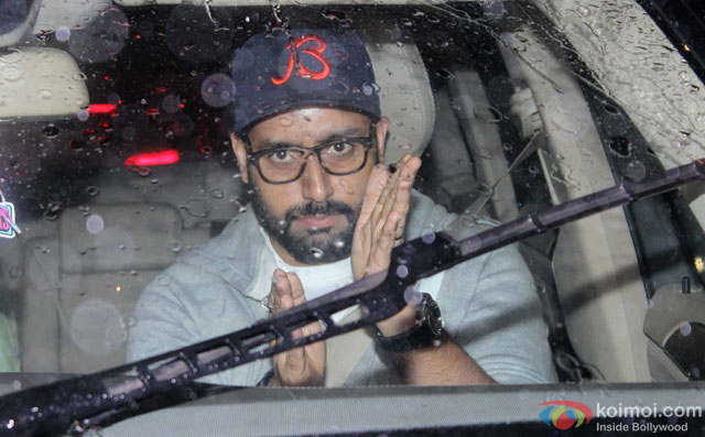 Abhishek Bachchan at Special Screening Of Dishoom