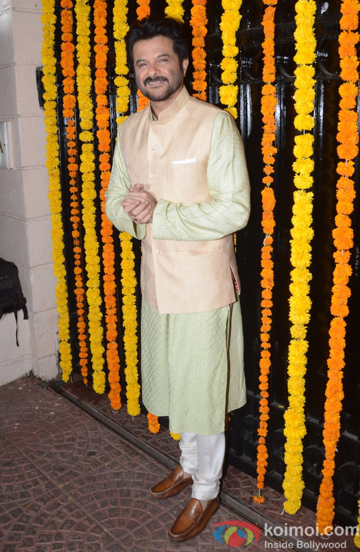 Anil Kapoor at Ekta Kapoor's Diwali party
