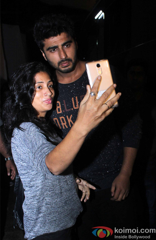 Arjun kapoor spotted at Filmcity