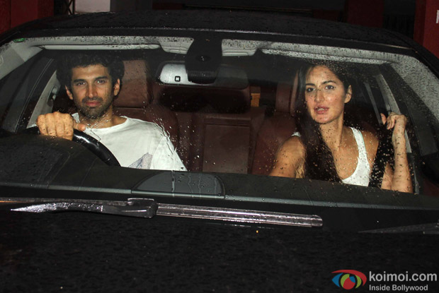 Aditya Roy Kapur and Katrina Kaif spotted at Bandra