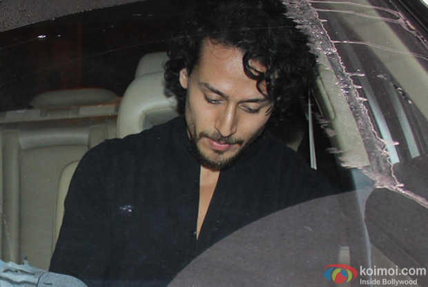 Tiger Shroff spotted at Bandra