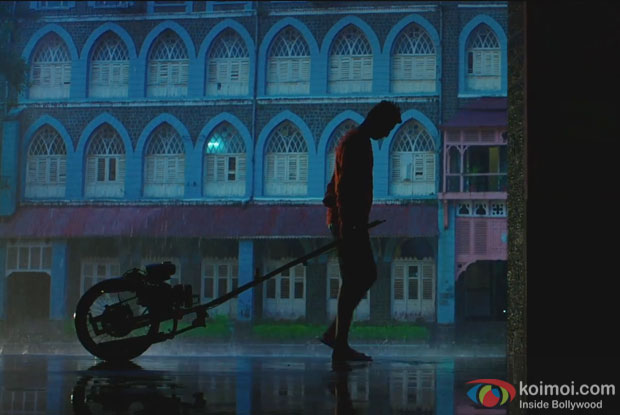 Ranbir Kapoor in a still from Jagga Jasoos