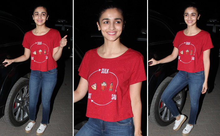 Alia Bhatt Spotted At Mehboob Studio