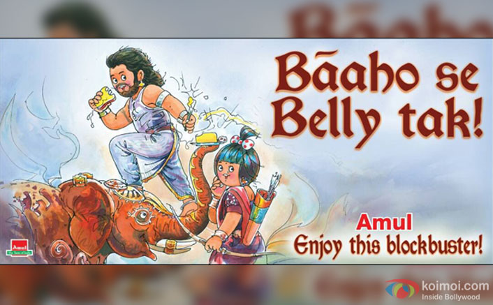 Amul Ad Celebrating Baahubali 2 Success Is Simply Amazing! 