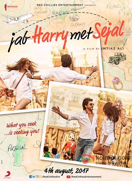 POSTER! Get Another Glimpse of SRK & Anushka From Jab Harry Met Sejal