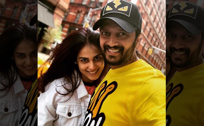 Riteish Deshmukh Pulls 'Baiko' Genelia Deshmukh's Leg On 8th Marriage Anniversary